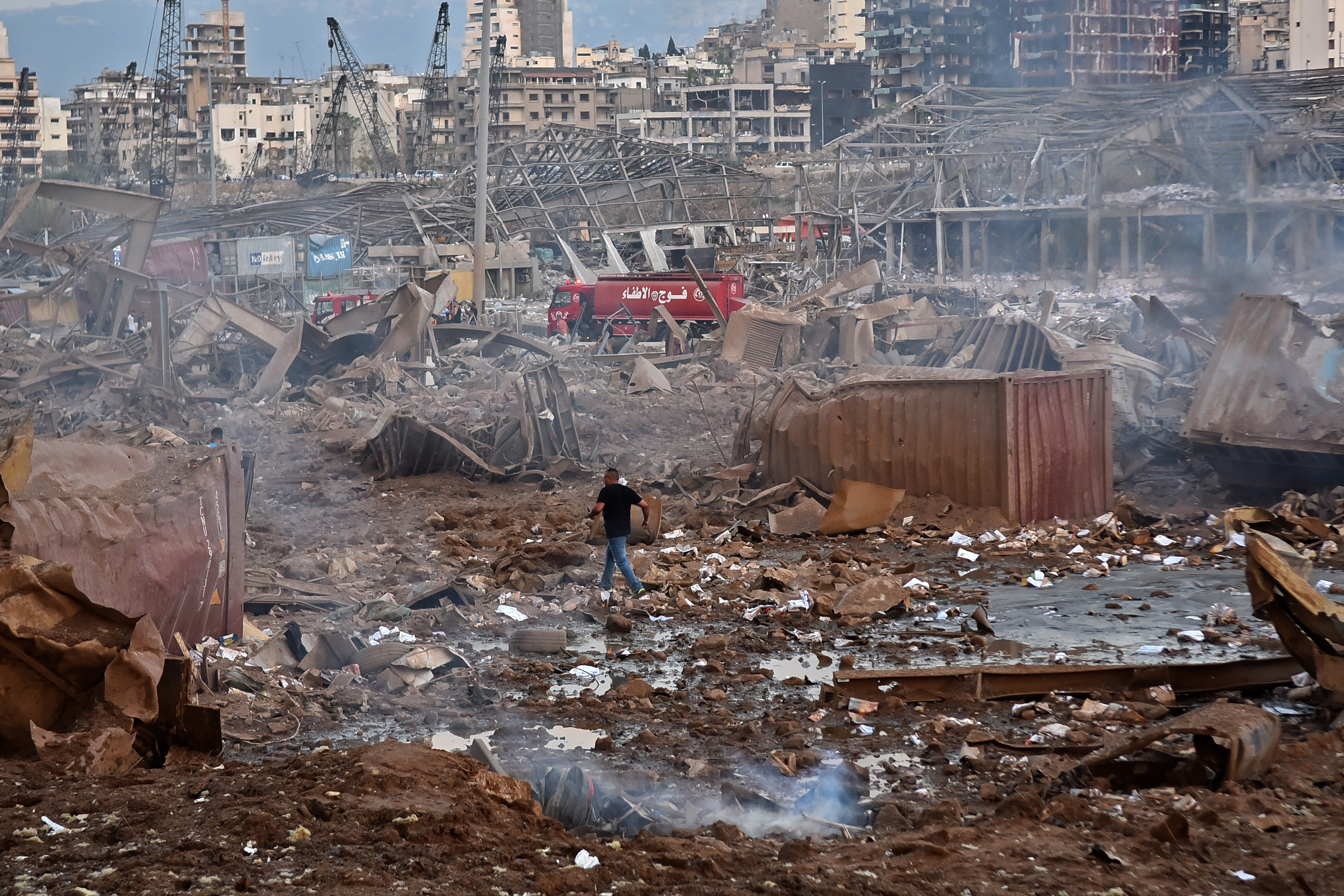 Cifras de víctimas en Beirut supera los 100 muertos