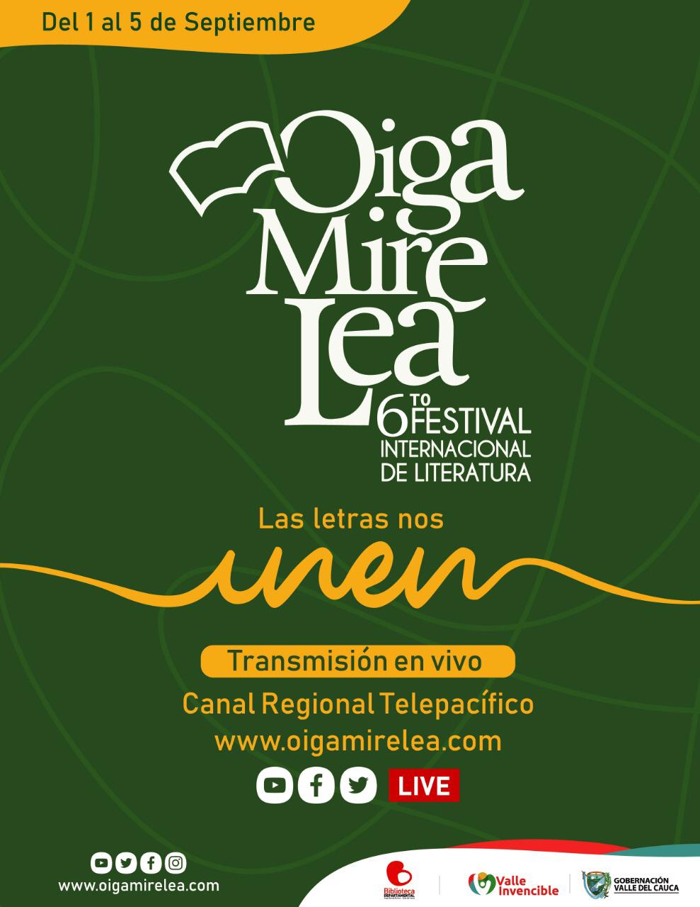 Festival Internacional de la Literatura llegará en su versión virtual