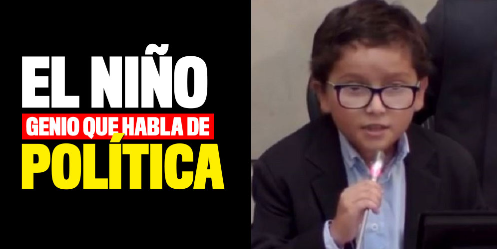 Francisco, el niño genio que habla de política