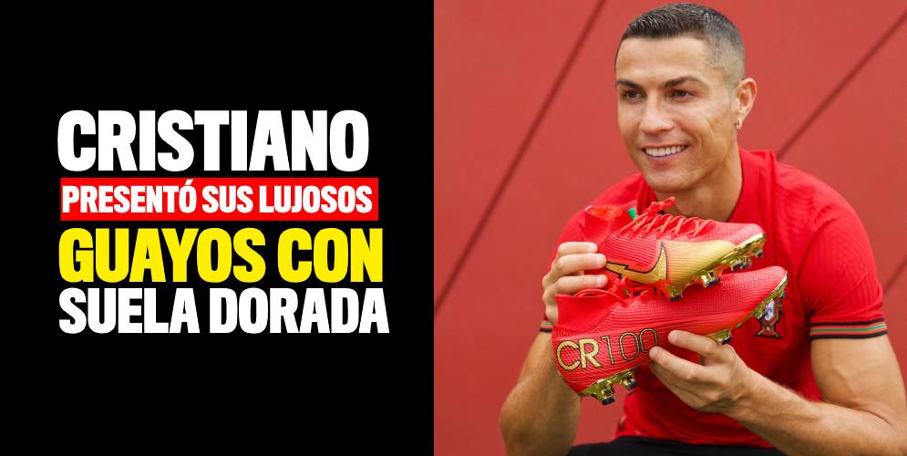 corazón perdido Obsesión Litoral Cristiano Ronaldo presentó los nuevo guayos que usará con Portugal