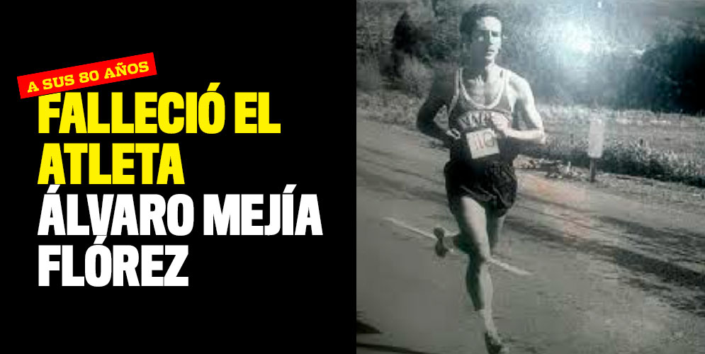 ¡A sus 80 años! Falleció el atleta Álvaro Mejía Flórez