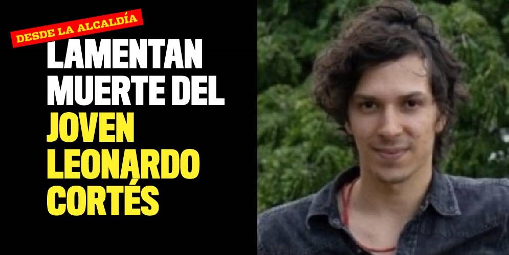 Lamentan muerte del joven Leonardo Cortés