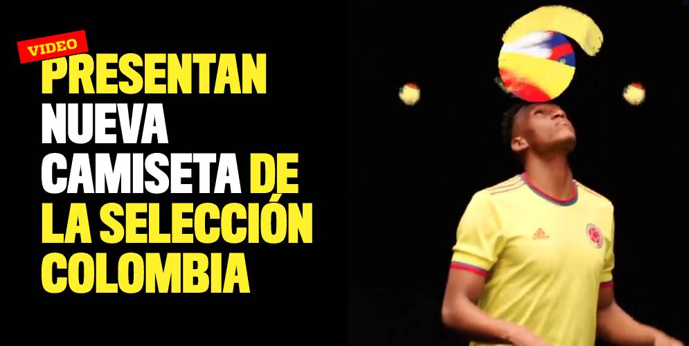Presentan nueva camiseta de la Selección Colombia