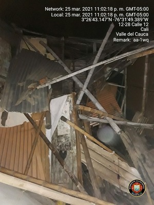 Le cayó la casa encima y la mató en el barrio Sucre