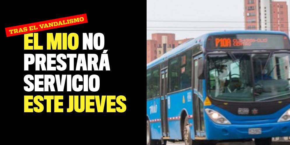 El MIO no prestará servicio este jueves