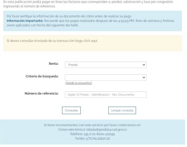 Impuestos de Cali podrán pagarse sin salir de casa
