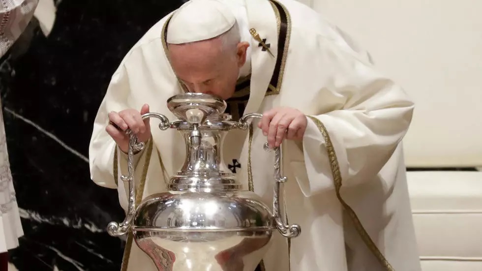 Papa Francisco dijo no al lavado de pies del Jueves Santo