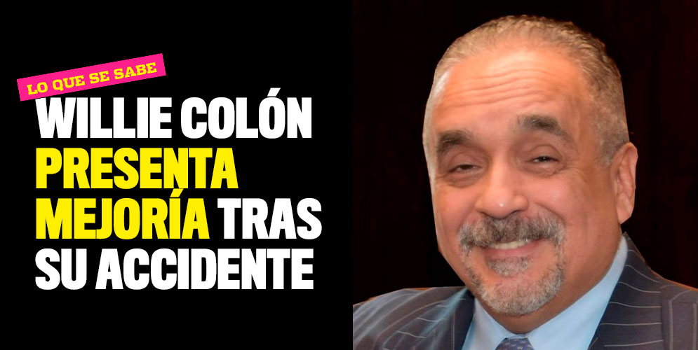 Willie Colón presenta mejoría tras su accidente