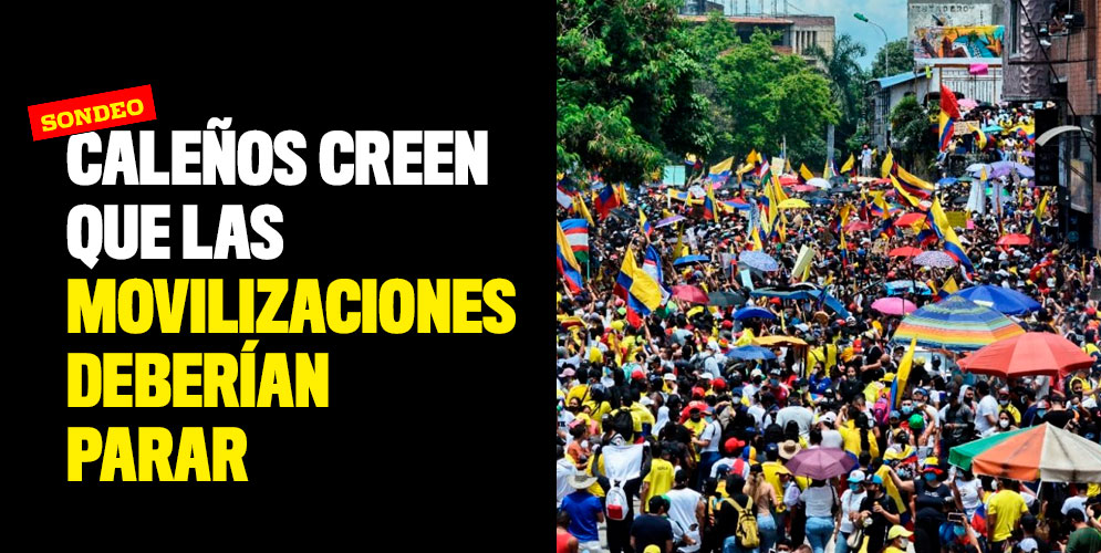 Caleños creen que las movilizaciones deberían parar