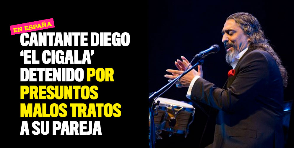 Detienen a Diego 'El Cigala' por presuntos malos tratos a su pareja