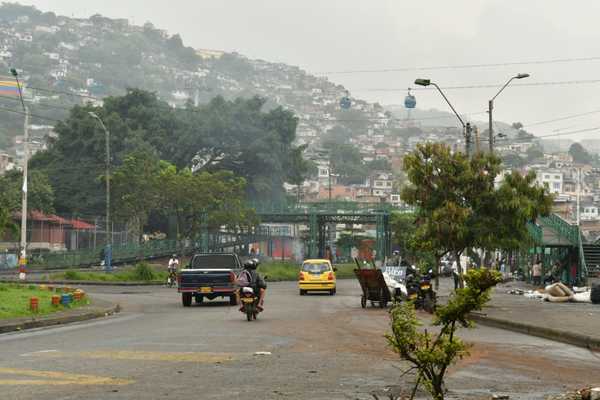 Levantan bloqueo en la glorieta de Siloé