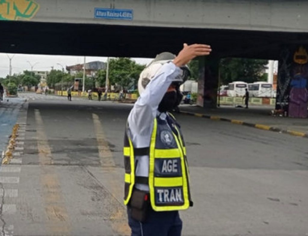 5 agentes de tránsito amenazados en nueva jornada de manifestaciones