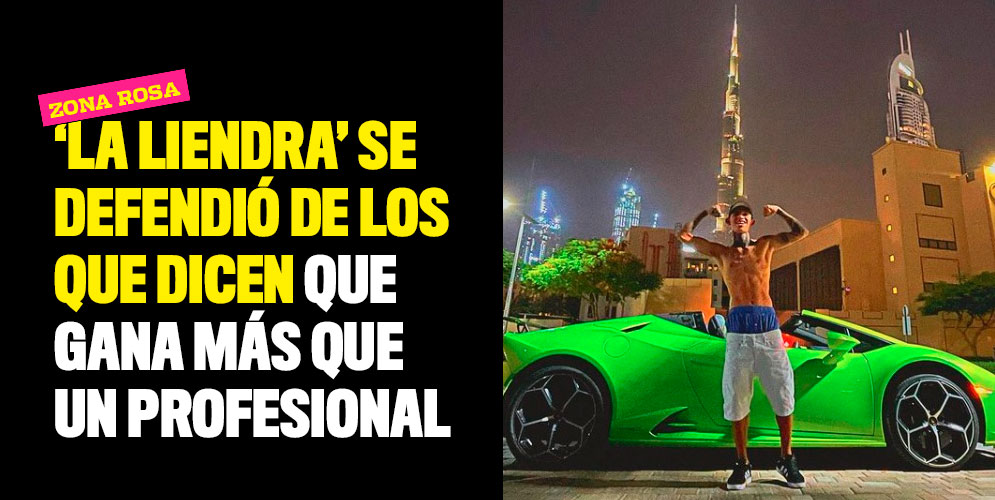 'La Liendra' se defendió de los que dicen que gana más que un profesional
