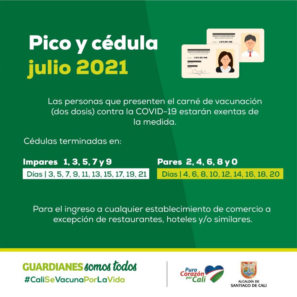 sigue pico y cédula