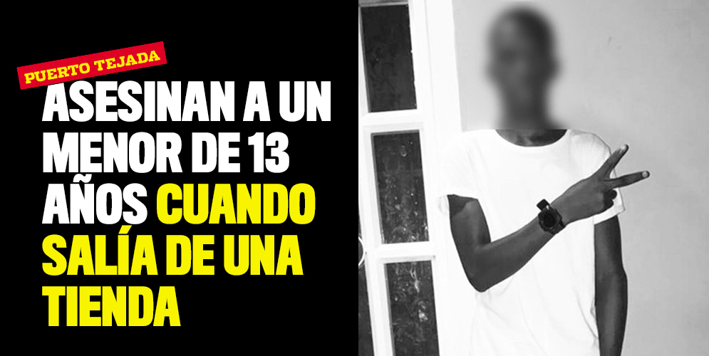 Asesinan a un menor de 13 años cuando salía de una tienda puerto