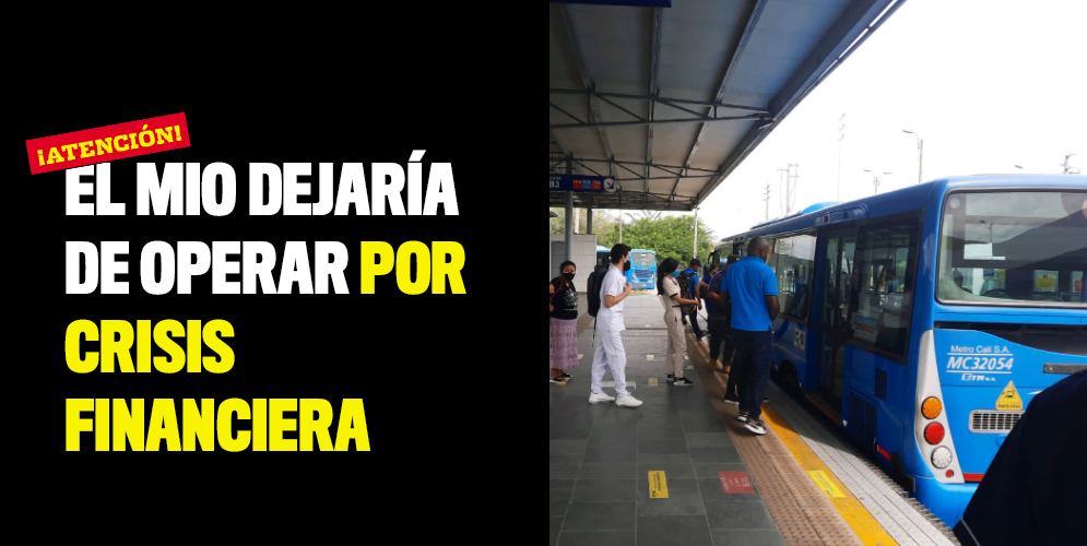 El MIO dejaría de operar por crisis financiera