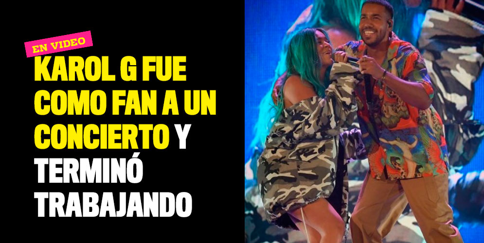Tras asistir a un concierto de Aventura, uno de sus grupos favoritos, la cantante colombiana Karol G terminó cumpliendo su sueño de compartir tarima con ellos.