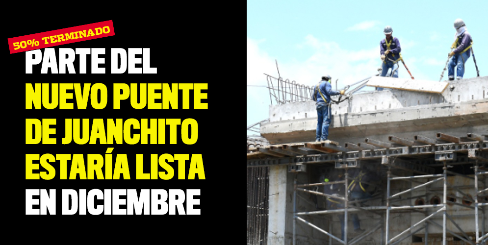 Parte del nuevo puente de Juanchito estaría lista en diciembre