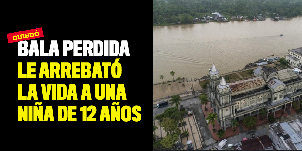 Bala perdida le arrebató la vida a una niña de 12 años