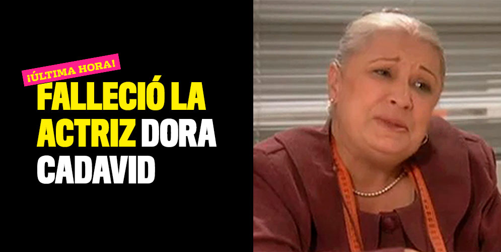¡Adiós Dora! Se nos fue Dora Cadavid, toda una eminencia de la actuación en Colombia. Buen viaje, dama. pic.twitter.com/2hz9RGHoBG— Don_Alirio (Nueva cuenta) (@alirio_don) January 31, 2022