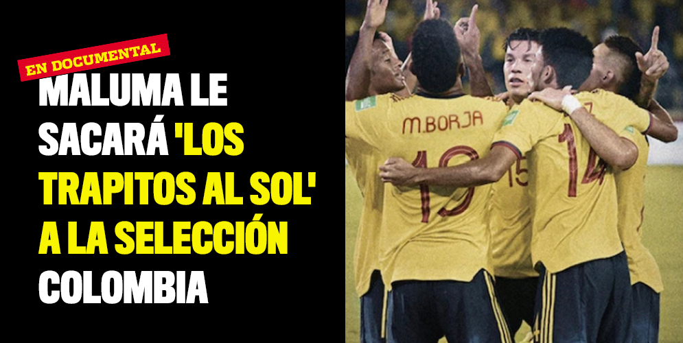 Maluma le sacará 'los trapitos al sol' a la Selección Colombia