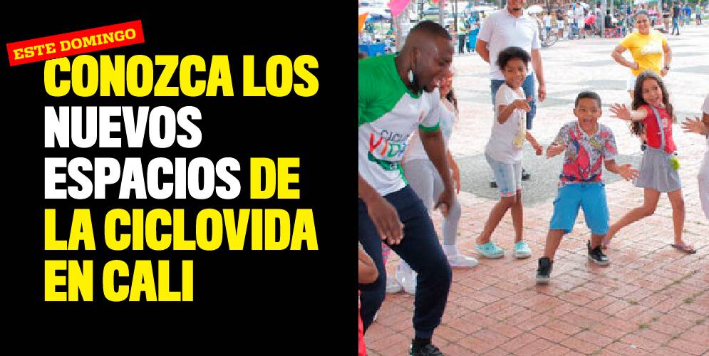 Conozca los nuevos espacios de la Ciclovida este domingo