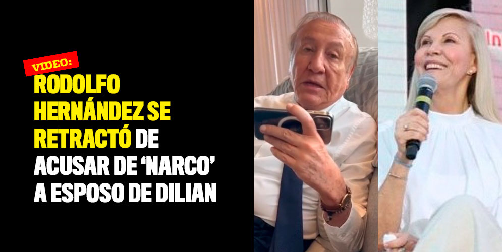 Rodolfo Hernández se retractó de acusar de 'narco' a esposo de Dilian