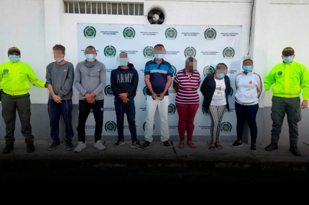 A la cárcel 7 miembros de 'La Resistencia' por tráfico de drogas en el Valle