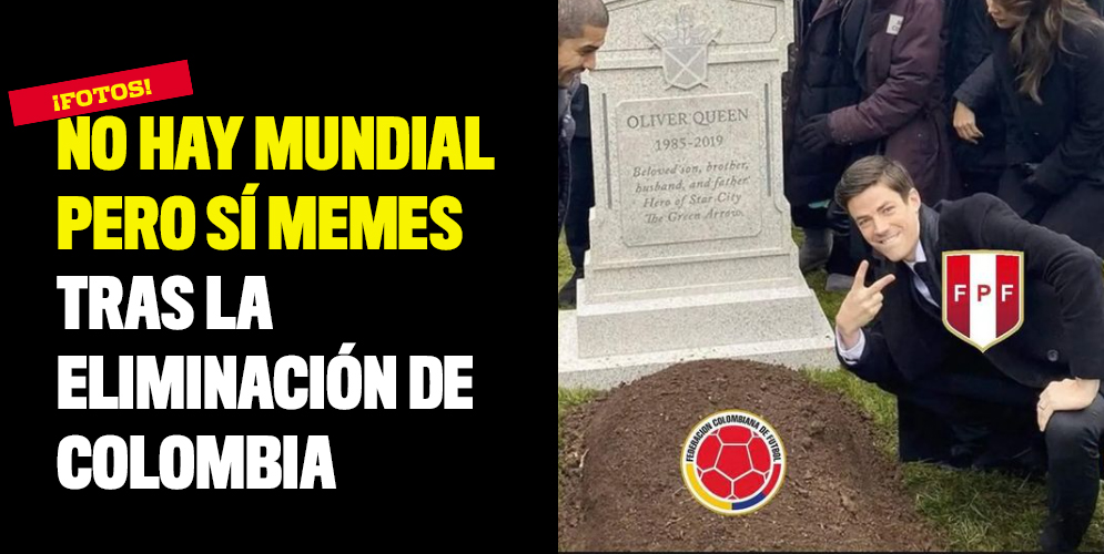 No hay Mundial pero sí memes tras la eliminación de Colombia