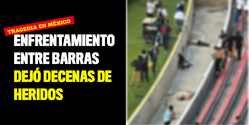 ¡Tragedia en México! Enfrentamiento entre barras dejó decenas de heridos