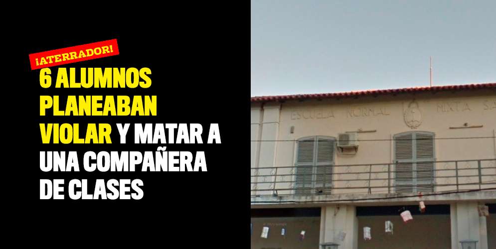 ¡Aterrador! Seis alumnos planeaban violar y matar a una compañera de clases