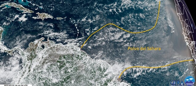 Ingreso del polvo del Sahara a Colombia se extenderá hasta el lunes