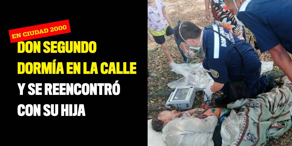 Don segundo dormía en un parque de Ciudad 2000