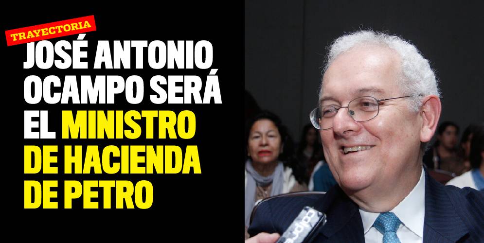 José Antonio Ocampo será el ministro de Hacienda de Petro