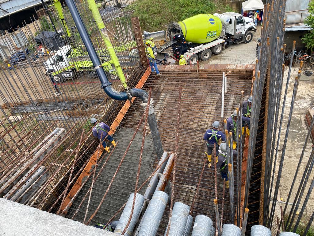 Así avanza la construcción del puente de Juanchito