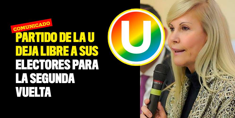 Partido de la U deja libre a sus electores para la segunda vuelta