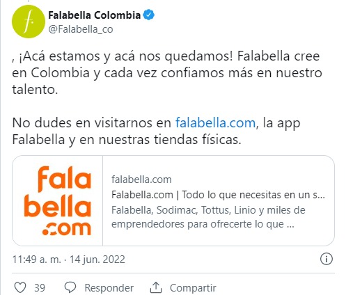 ¿Falabella se va o no de Colombia?