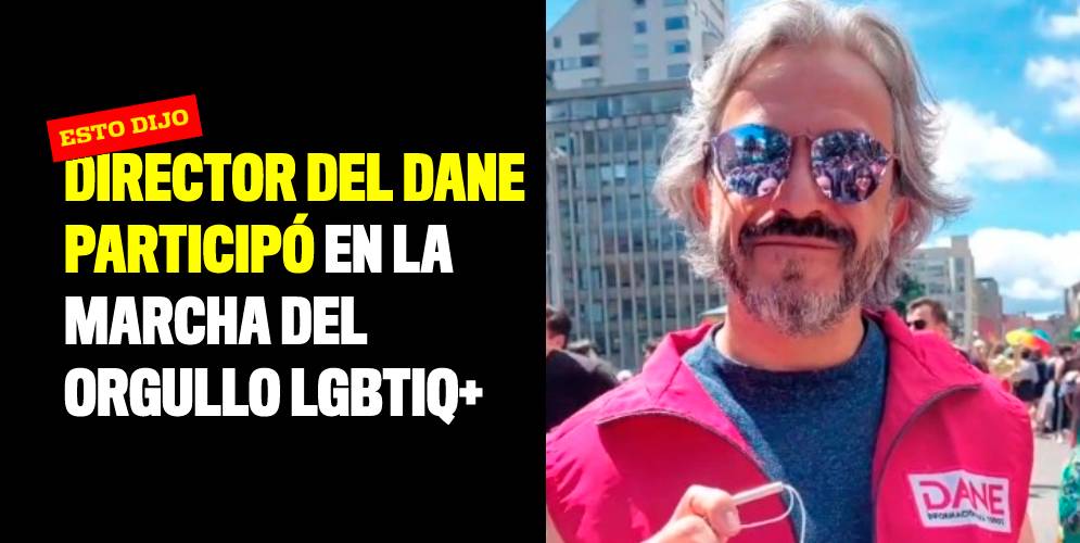 Director del DANE participó en la marcha del Orgullo LGBTIQ+