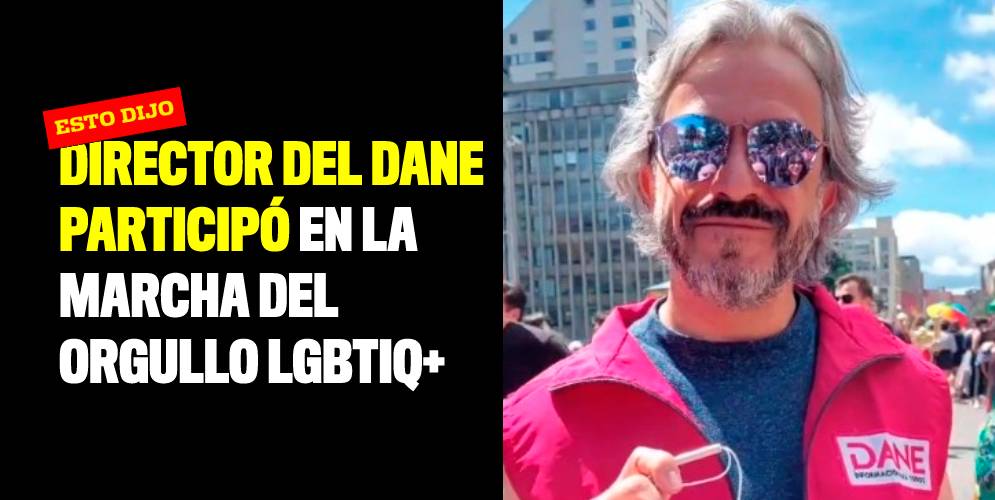 Director del DANE participó en la marcha del Orgullo LGBTIQ+