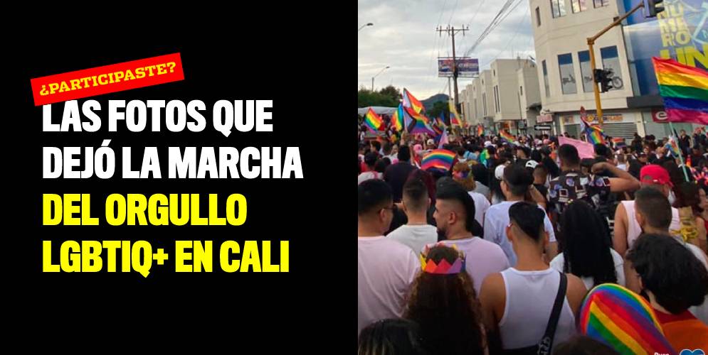 Las fotos que dejó la marcha del Orgullo LGBTIQ+ en Cali