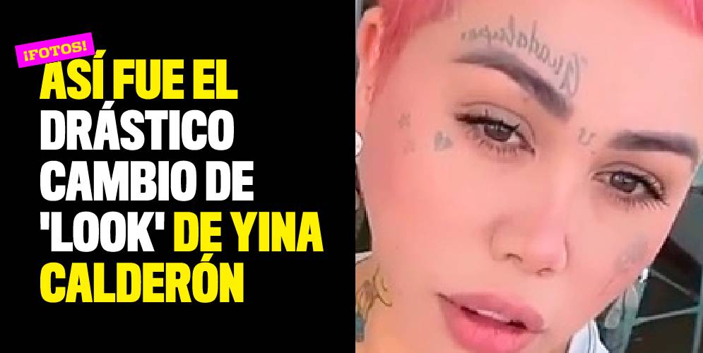 Así fue el drástico cambio de 'look' de Yina Calderón