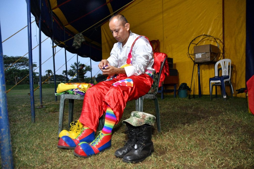 ¡Comenzó la función! El circo del Ejército colombiano llegó a Jamundí
