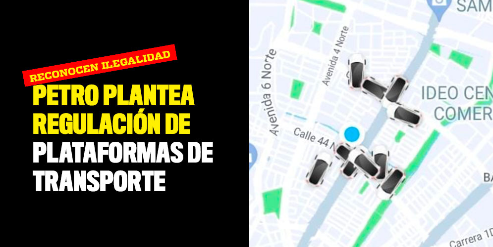 Petro plantea regulación de plataformas de transporte